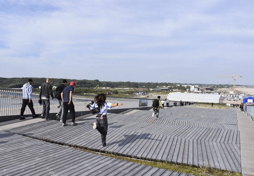 Elever på tur til Femernbyggeriet